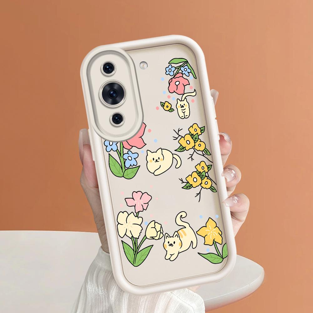 Милый мультяшный мягкий чехол для телефона Realme OPPO Reno VIVO Infinix Tecno Oneplus с полной защитой камеры, противоударный защитный резиновый чехол