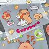 PVC Capybara File Bag Cute Cartoon Zip File Bag New Test Paper Storage Pouch  Student