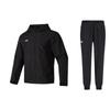 Solid Color Logo Outdoor Training Running Long Sleeve Top Comfortable Mid Waist Long Pants Casual Sports Suit 23600401-001+21600705-001