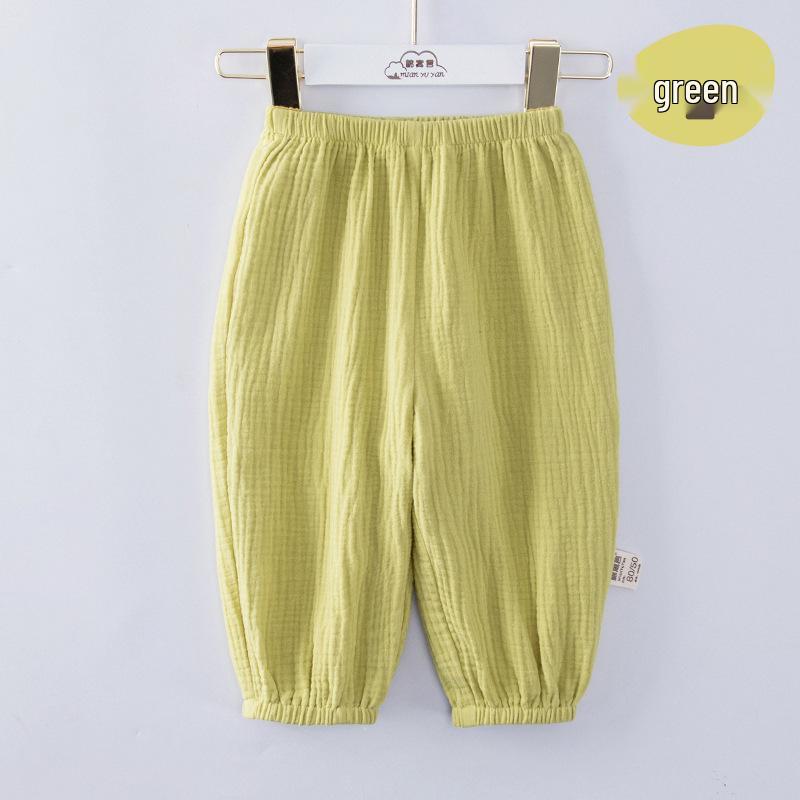 Детские хлопковые шорты-блумеры для мальчиков и девочек - Легкие брюки от комаров для весны, лета и осени