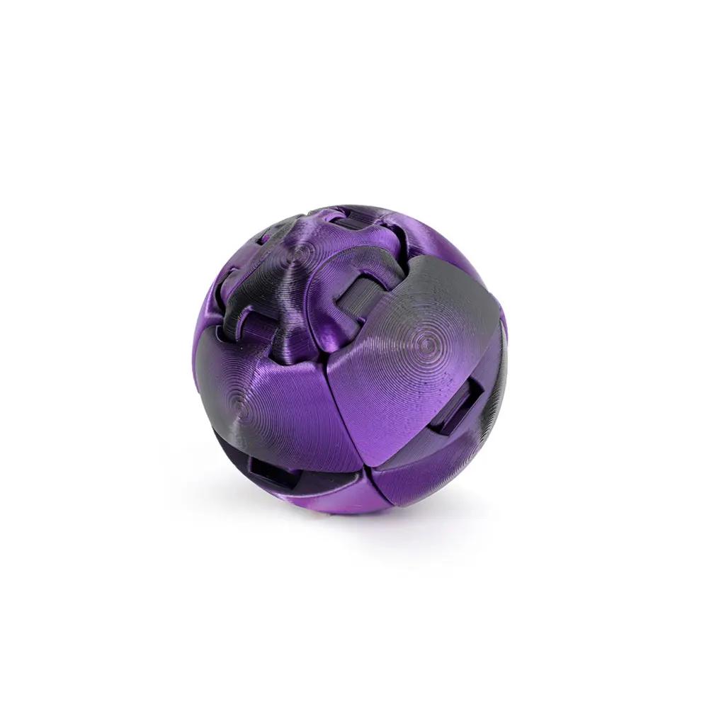 Игрушка-антистресс 3D-печатная Twistsphere Игрушка-антистресс Градиентная шестерня Шарик с жидким потоком с вращающимся дизайном Игрушки для снятия тревоги
