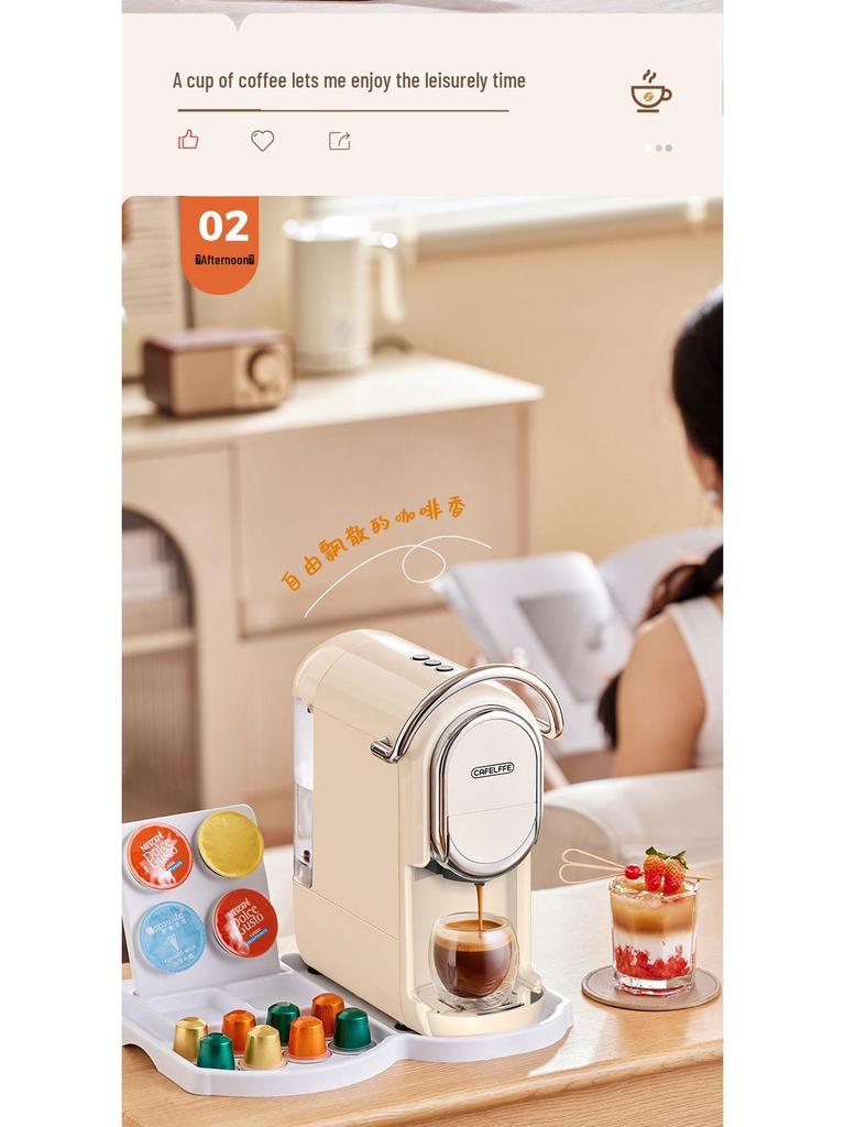 CAFELFFE Portable Espresso Machine: Automatic, Compact, for Home and Office Use