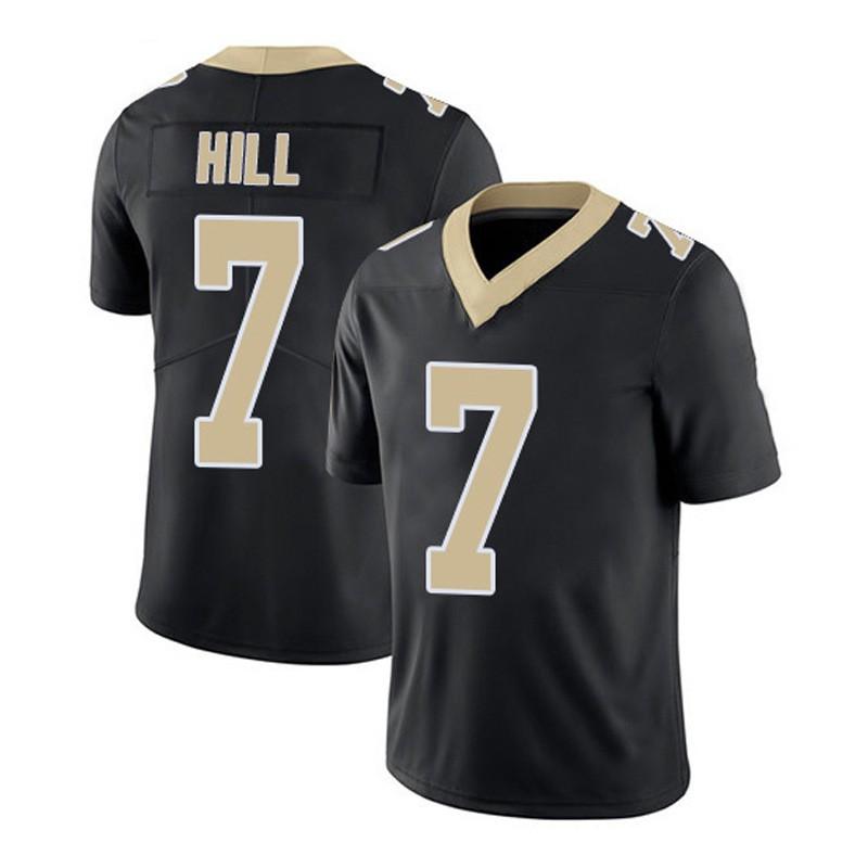 New Orleans Saints NFL Embroidered Football Jersey - 41 Kamara 7 Hill 12 Olave