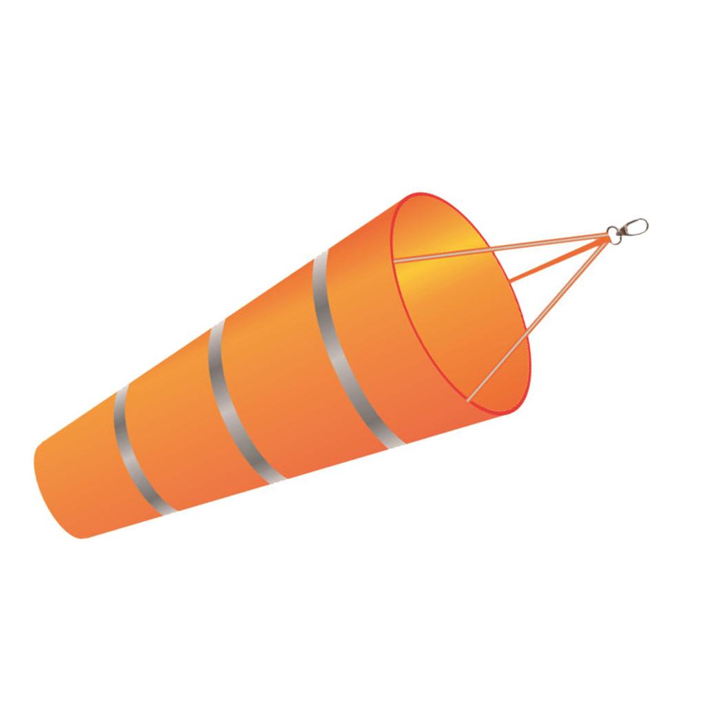 Всепогодный ветроуказатель-мешок для определения направления ветра со светоотражающей лентой, подвесной пластиковый флюгер для садов, газонов и патио