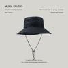 Rainproof sun hat men and women sun hat bucket hat fashion versatile anti-ultraviolet camping fishing fisherman hat men