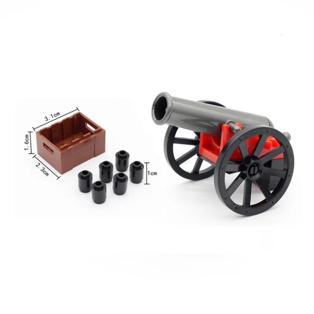 MOC Военные Строительные Блоки Фигурка Солдат Наполеоновских Войн Аксессуары Оружие Пушка Мешок с Песком Армия Пират Мини Кирпичик подарок X003 Сделай Сам