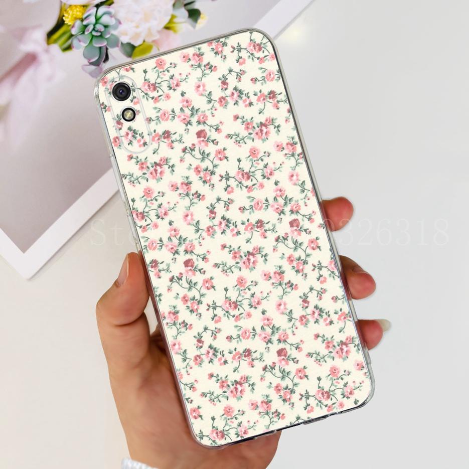 For Xiaomi Redmi 9A Case Stylish Painted Cover Soft Silicone Phone Case For Xiaomi Redmi 9AT 9A Redmi9A Back Cover 6.53'' Bumper