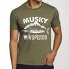 Удобная футболка унисекс для подростков с круглым вырезом, дизайн 'Musky Whisperer Fish Mountain', хип-хоп, мужская, топ, футболка для тренировок