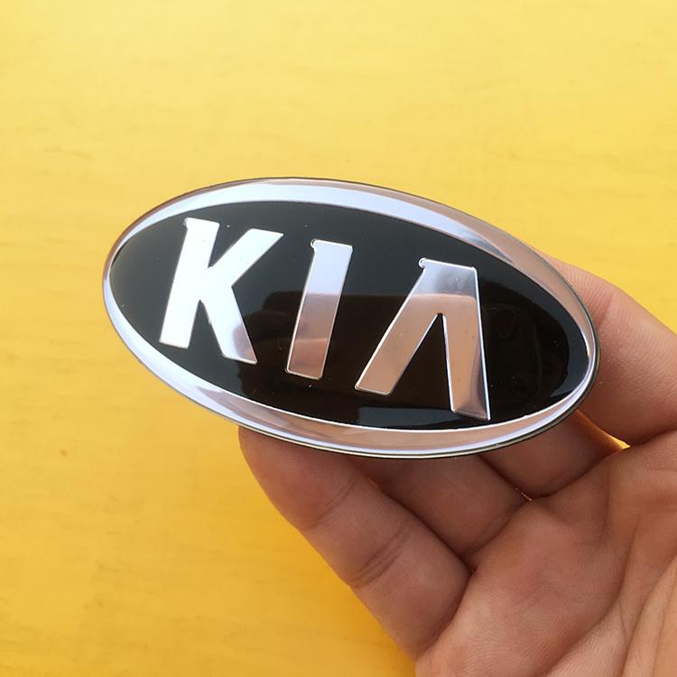AXADSN1 ABS Car Steering Wheel Logo Emblem Sticker Decals For KIA GT Sportage Ceed Sorento Cerato Optima Picanto Rio Soul k5 Stonic K4