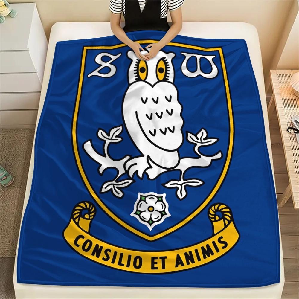 Sheffield Wednesday FC pattern Flannel Blanket, High quality Comfortable for All Seasons, Home Decor, Warmth and Comfort, Perfect for Gifts.