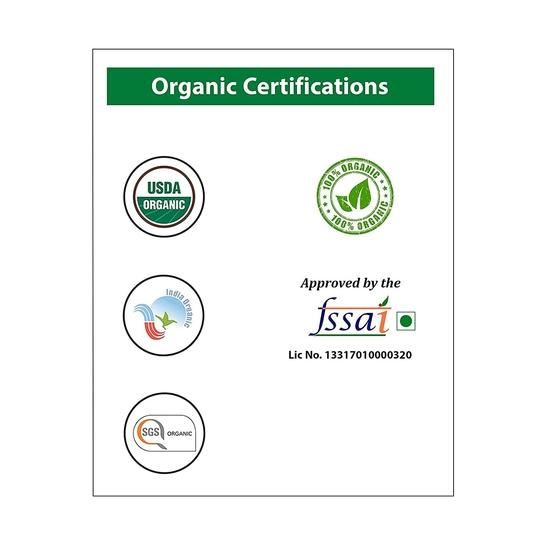Органическое коричневое верхнее просо (Цельное зерно)_450 г | Выращено на органической ферме | Просо с высоким содержанием клетчатки | Сертифицировано NPOP I Органический сертифицированный