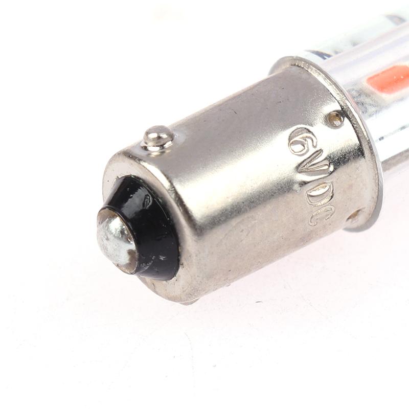 Светодиодная лампа Ba9S 6 В, модернизированные лампы, 4 светодиодные лампы, сменная лампа для фонарика, фары для мотоцикла, освещения велосипеда, светодиодная лампа