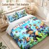 Roblox Bedding Set, 1 Duvet Cover & 2 Pillowcases Soft Comfortable Bedroom Home Textile Decor