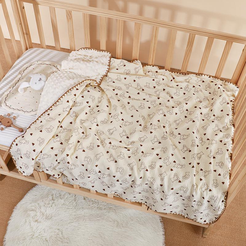 Doudou Blanket Class A Cotton Gauze Soft Baby Bath Towel Newborn Blanket Children'S Quilt Spring And Summer Baby Bag Quilt