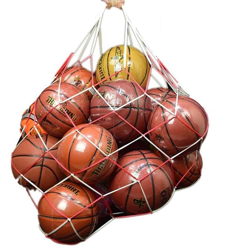 1Pc 10 Balls Carry Net Bags Portable Net Bags Large Volleyball Football Basketball