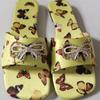 Fashion Sandals Summer Women's Slippers Fashion Bow Designer New Shoes 2024 Dresses Flat Shoes Women's Slippers