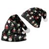 2024 Double-Sided Plus Velvet Christmas Hat for Adults & Kids
