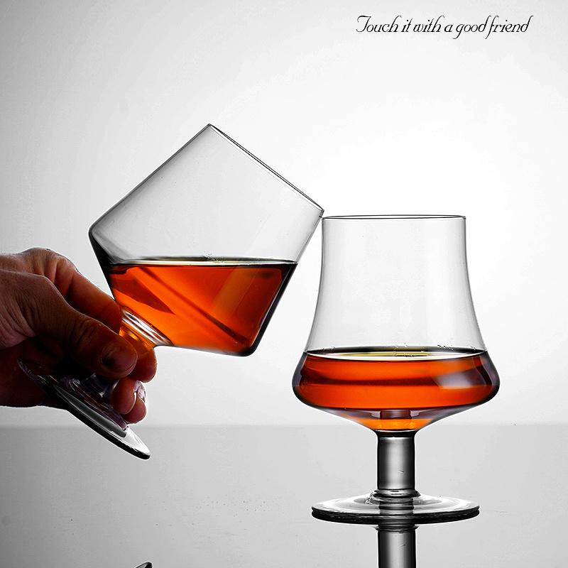 German Style Professional Crystal Whisky Goblet, Slender Waist Verre, Whiskey Glass, Liquor Cup, Brandy Snifters, Slender Waist