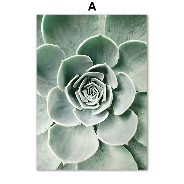 Зеленые тропические растения сочные монстера настенная живопись на холсте плакаты на скандинавскую тему и принты настенные панно для декора гостиной