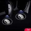 Для BYD Atto 3 Act Tang F3 E6 Yuan Song Plus EV F0 Qin 2 шт. Светодиодная беспроводная лампа приветствия двери автомобиля Проектор Свет Автоаксессуары