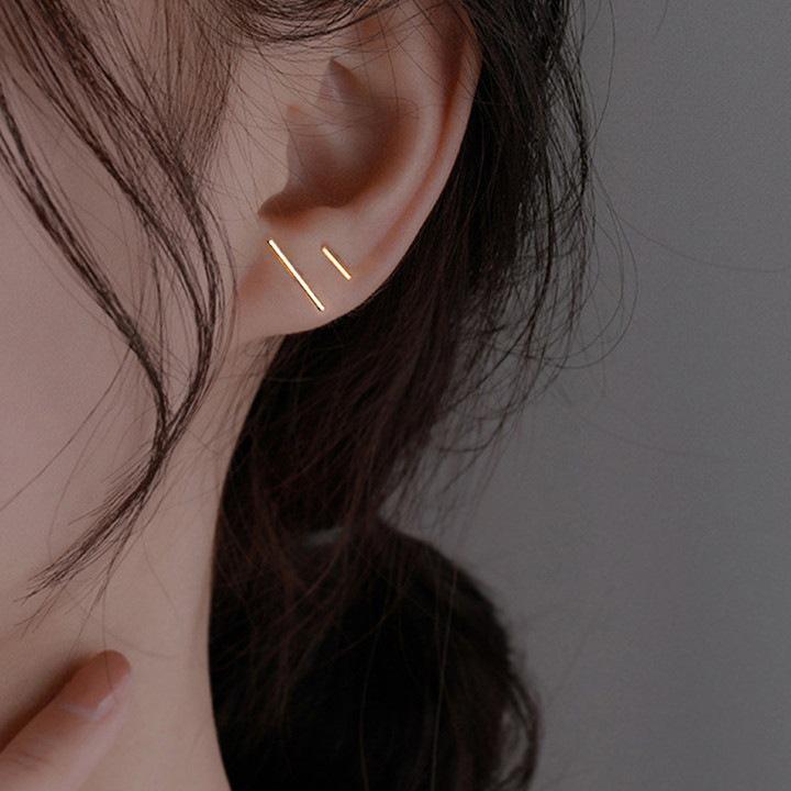 Серебряная Игла Иу Аксессуары Популярные Серьги для Женщин Ночного Рынка