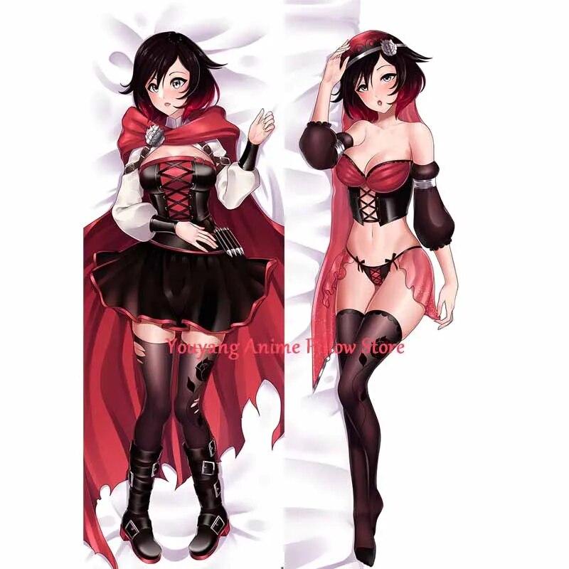 Чехол на подушку в стиле аниме Dakimakura Ecchi, Рождественская наволочка с 2-сторонним принтом, обнимающая подушка для тела