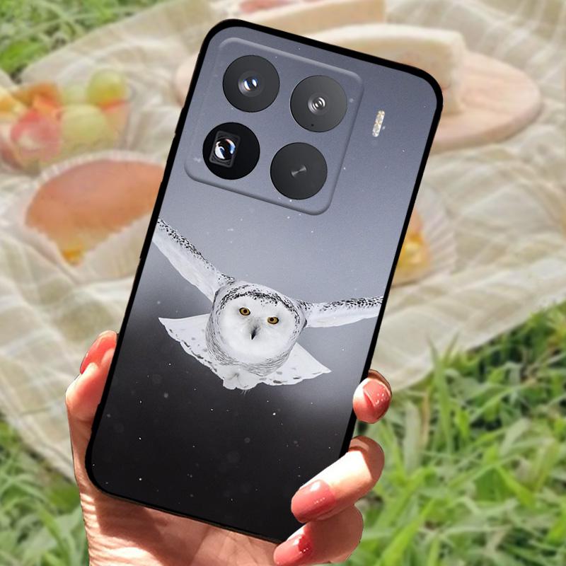 Чехол для Xiaomi 15 Pro Силиконовый ТПУ Ударопрочный Мягкий Бампер Чехол для Xiaomi Mi 15 Pro Coque 2410DPN6CC Защитный Fundas