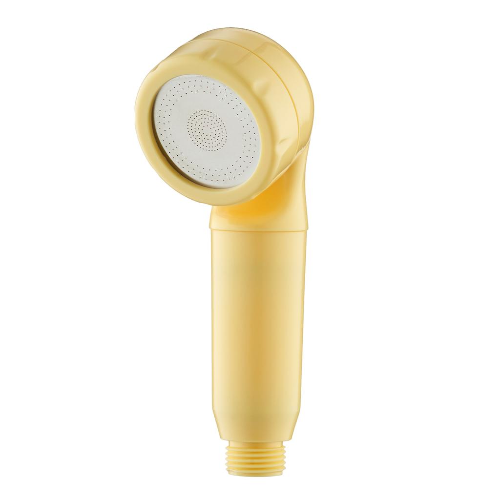 Newest Simple Mini Design Polycarbonate Plastic Spray Handheld Shower Head Visual Filter with PP Cotton for Travel