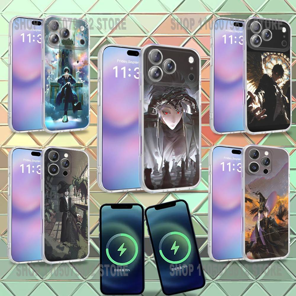 Чехол для телефона L-Lord of M-Mysteries для iPhone 16,14,11,17,13,15,12,Air,Plus,Pro,Max,E,Mini Матовый для MagSafe Магнитный