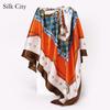 High-quality Luxurious Silk Scarves Headband Scarfs Neck Scarf For Women Chain Silk Scarf Women's Decorative Shawl