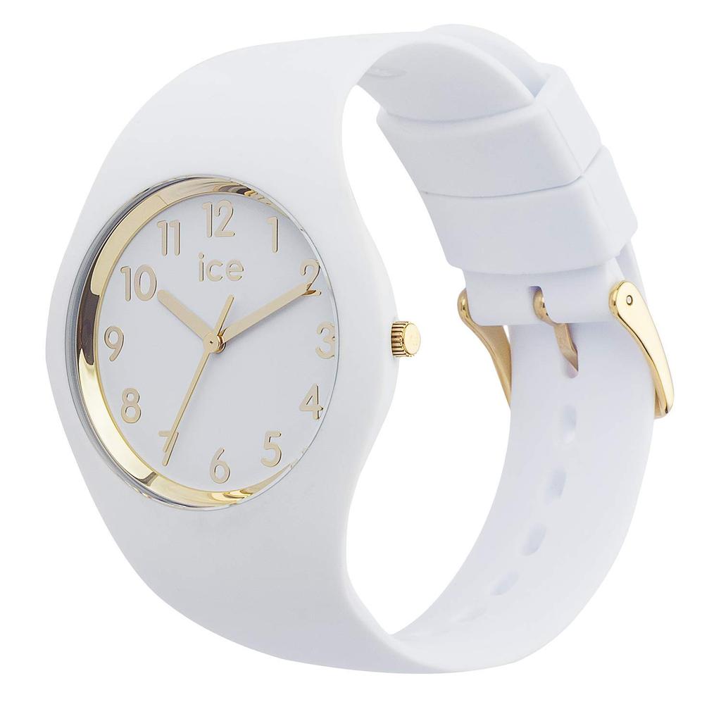 Ice Watch Watch 014759 Ice Glam Gold White Numbers Small 3H [Ice-watch] Women's