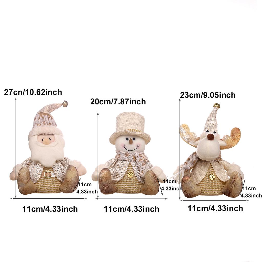 Новые рождественские украшения с подсветкой, фигурка Санта-Клауса, украшения с оленями, снеговиком, куклы, украшение для дома, праздничные принадлежности