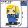 MOOXI Среда Тонинг Брикхедз MOC Фэнтези Фигурки Набор Строительных Блоков Игрушки Для Детей Взрослых Друзей Подарок Совместимый Кирпичик