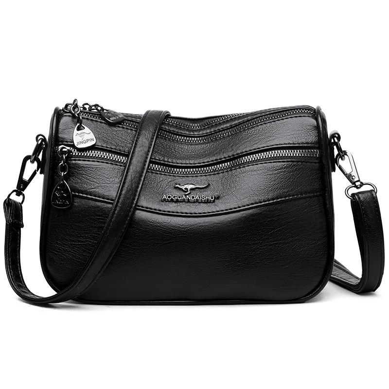 Женская сумка Four Seasons Женская сумка Большая вместимость Хорошее качество Одно плечо Косая сумка через плечо Мягкая текстура Сумка