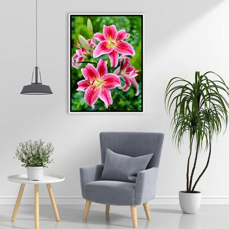 DIY цветочная 5D алмазная живопись полный круглый дрель цветок Алмазная вышивка крестиком мозаика наборы смоляные стены книги по искусству домашний декор