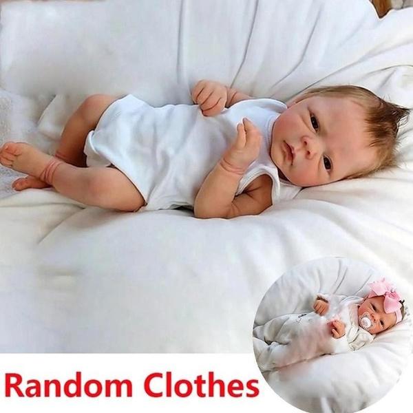 43 СМ Силиконовое Тело Rebborn Детские Куклы Ручной Винил Силиконовые Реалистичные Живые Детские Куклы Игрушки