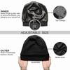 Satin Sleep Bonnet for Hair Protection, Soft Silk Bonnet for Women, Black Nightcap for Sleeping less