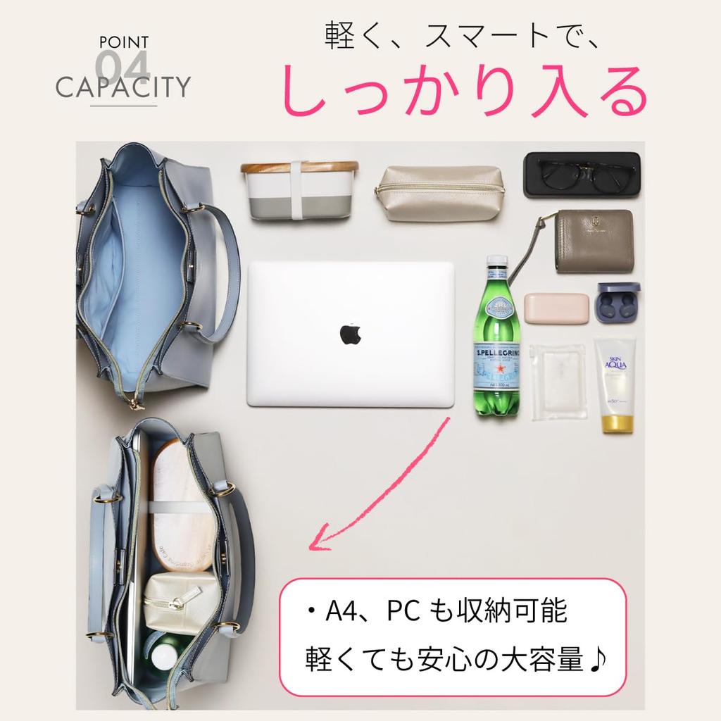 Сумка-тоут, легкая, совместимая с форматом А4, сумка для деловых поездок, компактная сумка A0011 [ANDSHIN] для женщин (дуб)