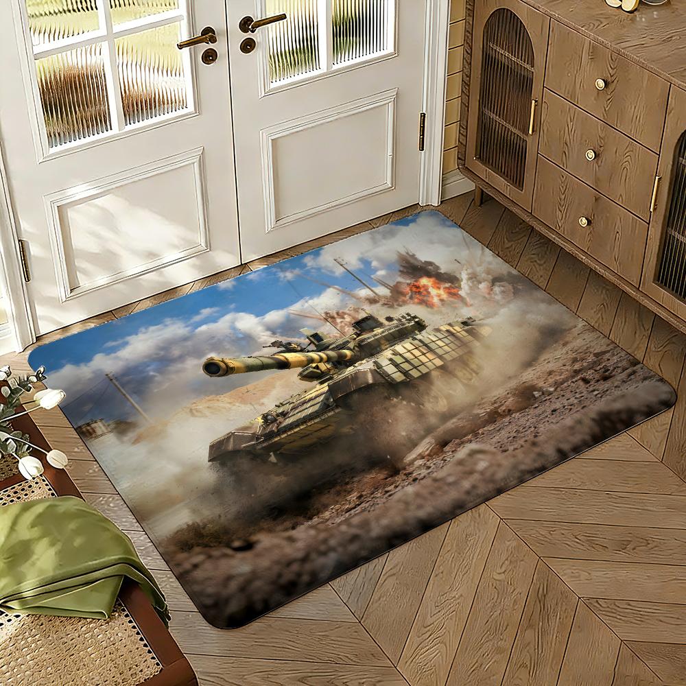 Коврик для пола War Thunder Мягкий Утолщенный Впитывающий Нескользящий Спальня Гостиная Прихожая Декор для дома Фланелевые Коврики