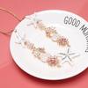 Цинк Цинковый сплав Страз Жемчуг Богема Ракушка Ожерелье Морская серия Морская звезда Пляжный браслет Отпуск