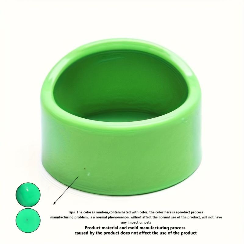1pc Durable Small Pet Feeding Bowl, Plastic Food and Water Dish for Hamsters, Birds, Parrots - Easy To Clean, Plane-Proof Design