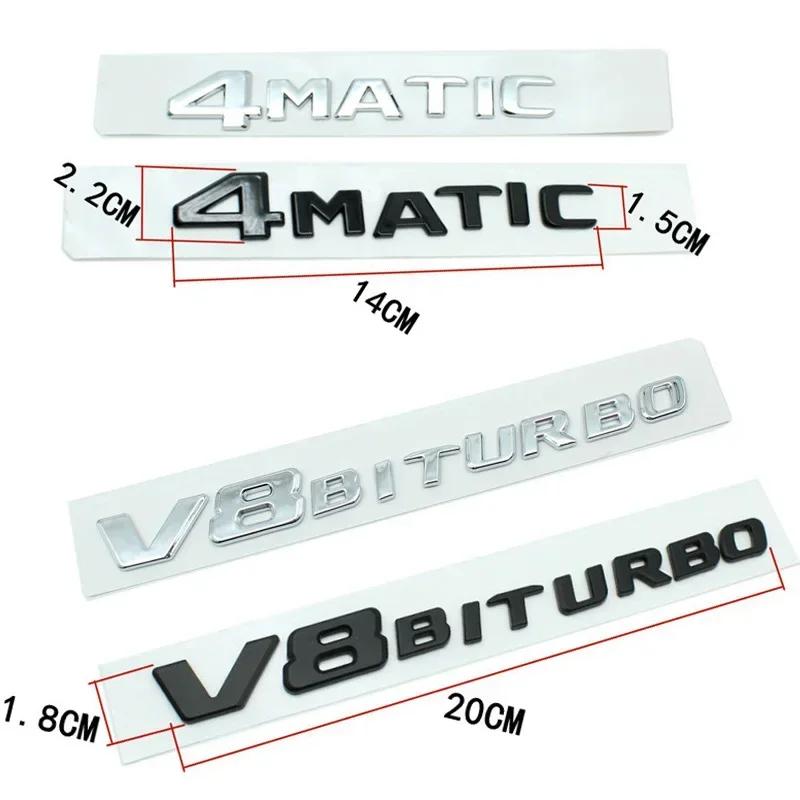 FBK3   2025 Hot New 3D ABS Car Rear Trunk Letter Emblem Badge Decals Sticker For Mercedes Benz GLC X253 GLC260 GLC300e GLC350d GLC200 4