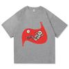 Vintage Washed Delicious in Dungeon Dungeon Meshi Laios Touden Falin Anime Printed Cotton T-shirt Men Women Tee Summer Casual Fashion Clothing Tops