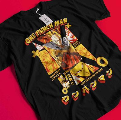 Футболка One Punch Man Футболка с Сайтамой Футболка с Гароу Фубуки Генос Аниме Манга OK Футболка BB524