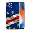 Чехол для телефона iPhone 17 Чехлы iPhone Air 16 15 12 13 14 Pro Max 7 8 Plus 16Pro iPhone11 Прозрачный Мягкий Чехол Флаг Кабо-Верде