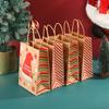 10Pcs Reusable Christmas Gift Bag Thickened Tote Bag Eco-friendly Gift Packaging Bags  Grocery Store