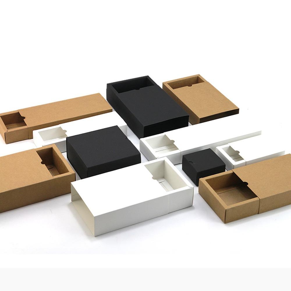 Solid Color Kraft Paper Packaging Box Paper Product Packaging Box High Quality Gift Paper Box