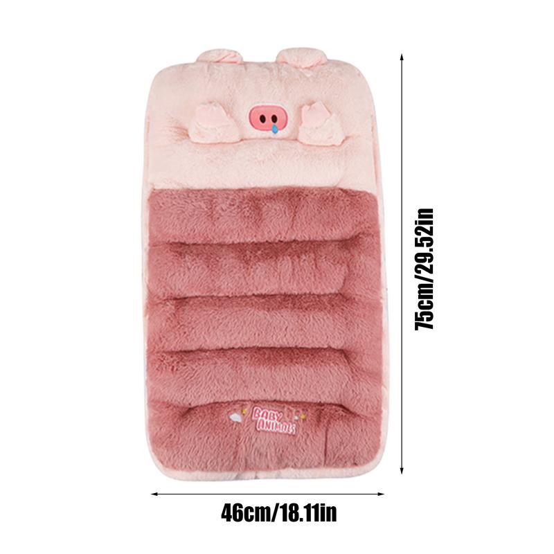 Для внедорожника плюшевые подушки сиденья автомобиля комплект мультфильм передние плюшевые подушки сиденья накладки комфорт протектор сиденья накладка зимний протектор для грузовика