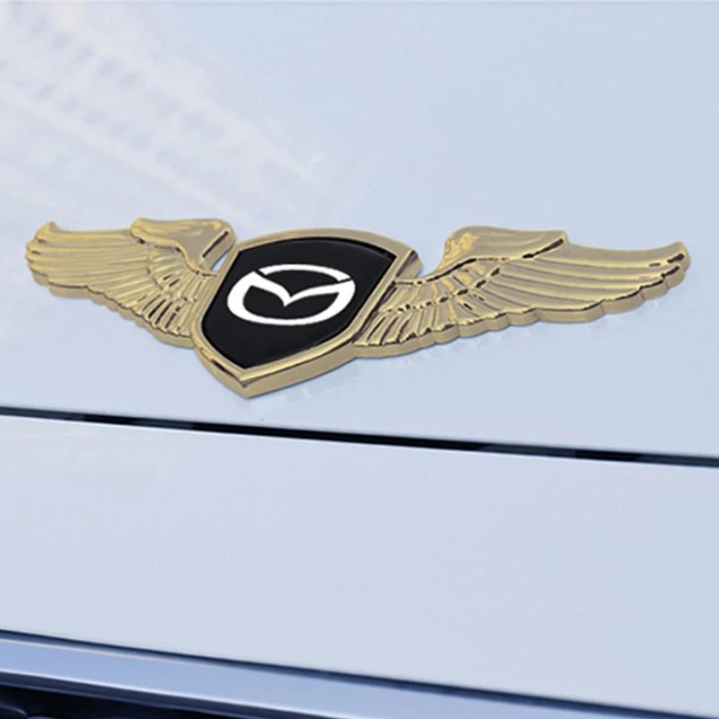 For Mazda 6 2 3 5 CX3 CX5 CX7 CX9 MX3 MX5 RX7 Axela Atenza Protege Car Hood Bonnet Cover 3D Emblem Sticker Exterior Decoration GF1