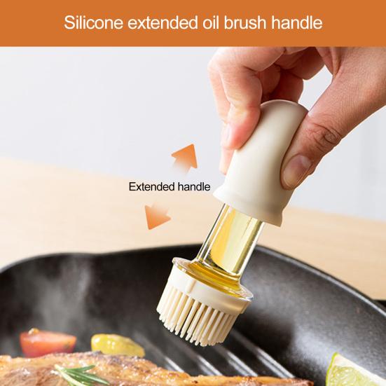 Yousheng 180 мл контейнер для масла, герметичный, предотвращает смешивание, мягкие щетинки, герметичный, термостойкий, бутылка для хранения масла с кисточкой, кухонные гаджеты